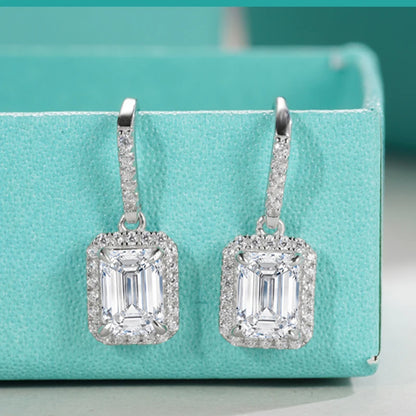 Jeweller Buy Wholesale 925 Sterling Silver Moissanite Earrings VVS1 Diamond Huggie