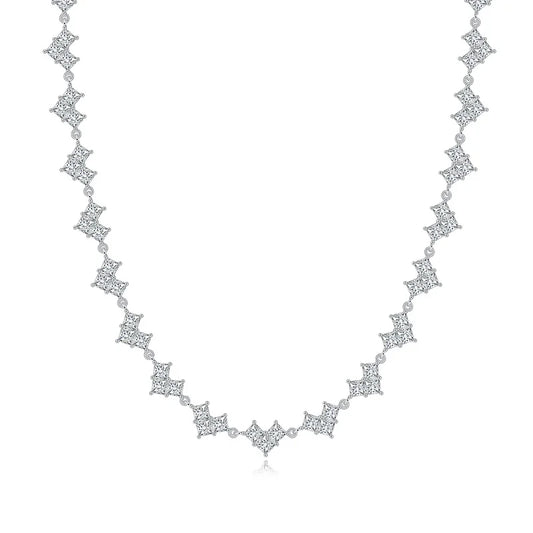 Romantic White Gold 925 Silver Double Heart Bracelet silver bracelet for girls