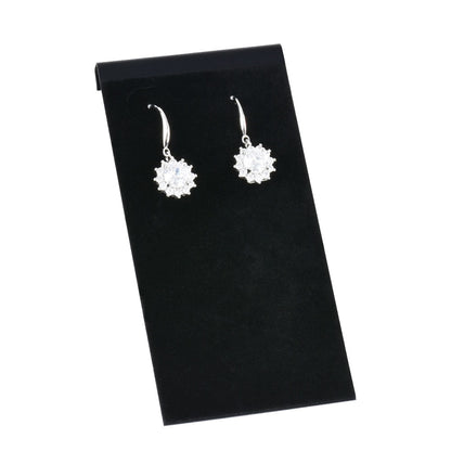 4"*2“ Black Display Earring Card