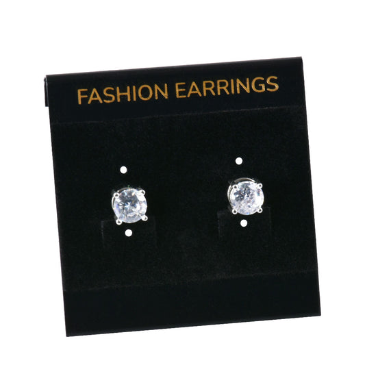 2"*2" Black Display Earring Card With "FASHION EARRINGS" Words