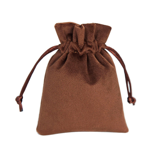 Brown Drawstring Pouch, Price for 100Pieces