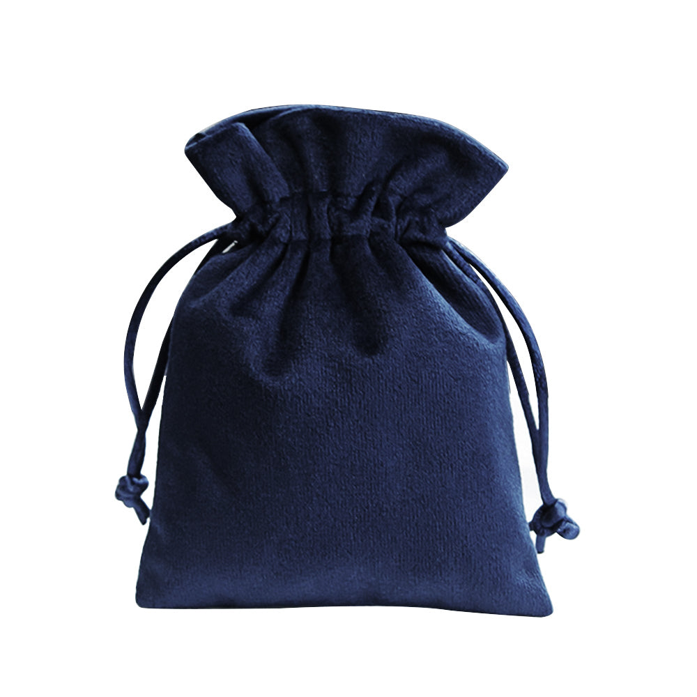 Dark Blue Drawstring Pouch, Price for 100Pieces