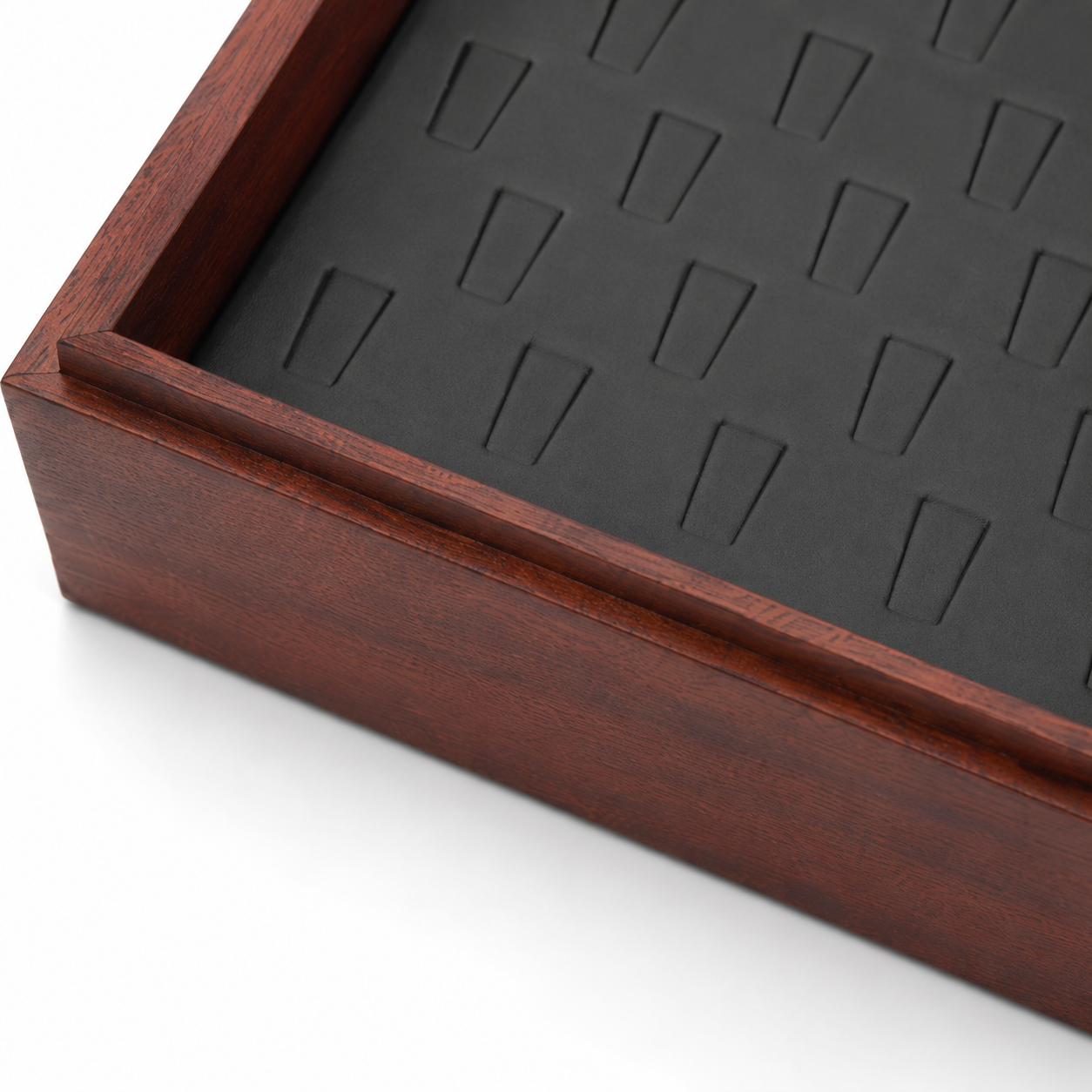 black wooden detail