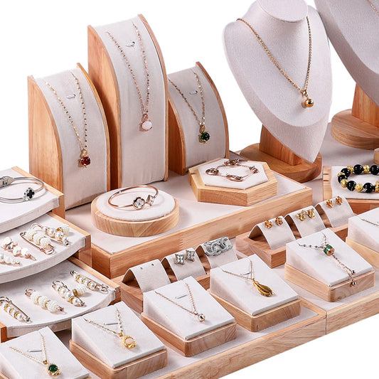 Jewelry display stand set display props ring necklace display stand neck jewelry model stall display set