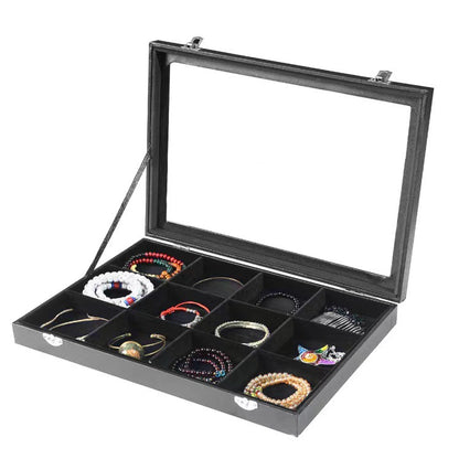 Black Jewelry Display Boxes with Window