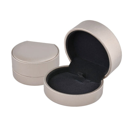 Round PU Pendant Earring Necklace Boxes, Price for 12 PCS