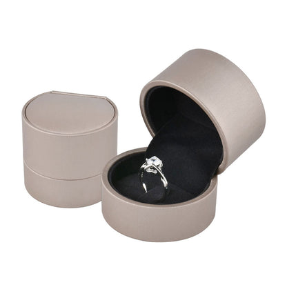 Round PU Pendant Earring Necklace Boxes, Price for 12 PCS