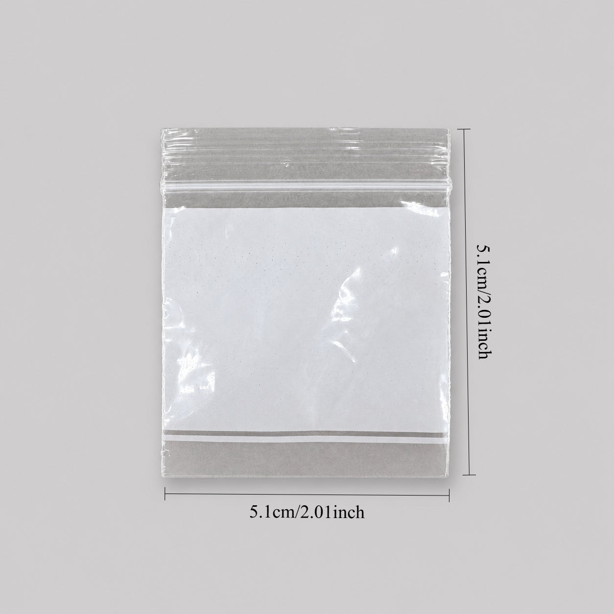 Plastic Zip Bags with White Block Price For 1000pcs ,2" x 2"