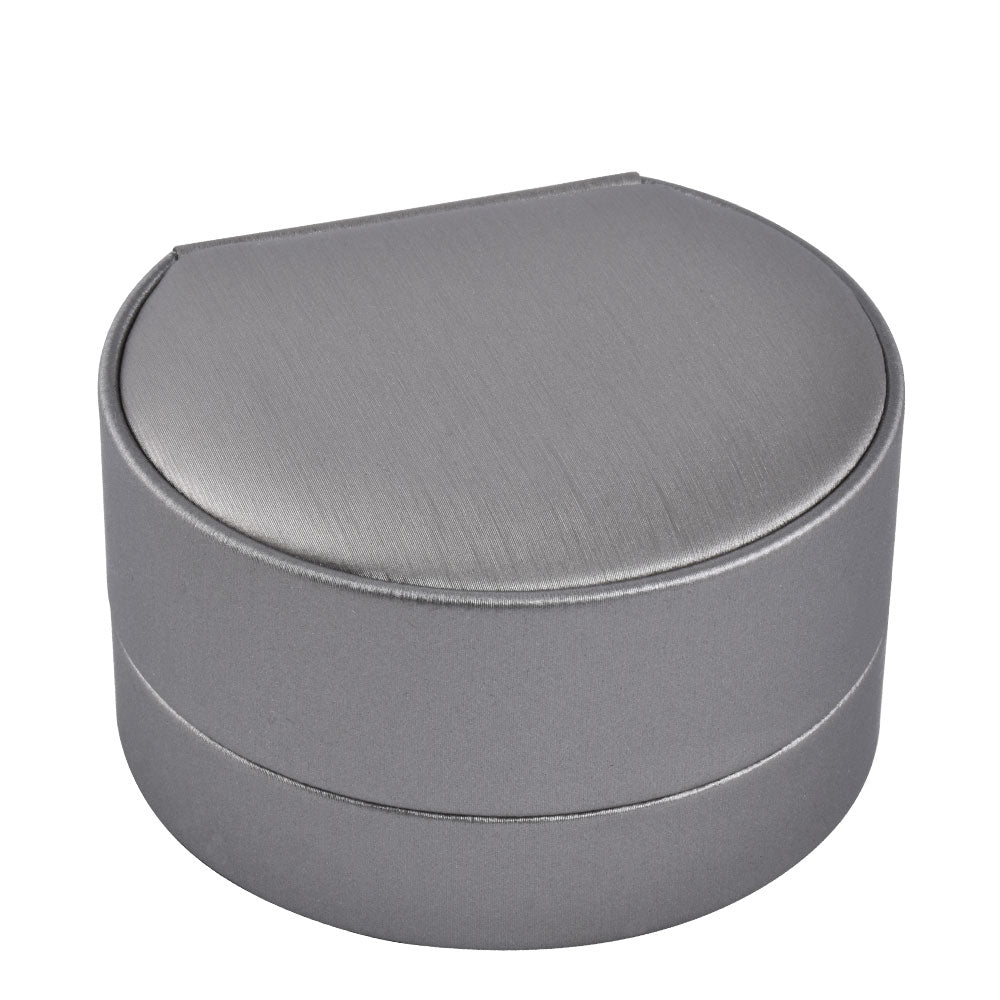 Gray PU Pendant Earring Necklace Boxes, Price for 12 Pcs