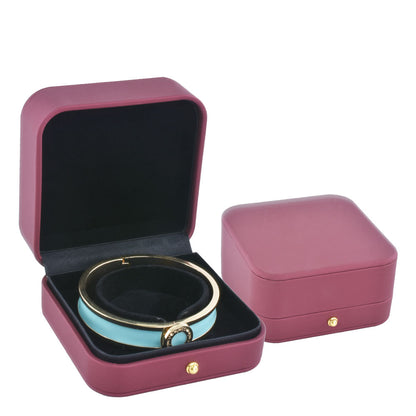 Rounded Corner PU Bangle Box