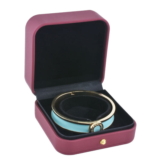 Rounded Corner PU Bangle Box