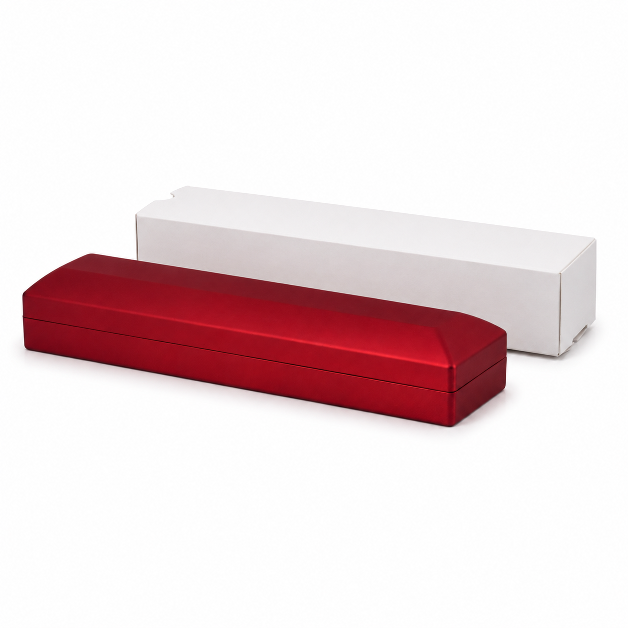 Red Bracelet Box with Dual LED Lights and Black Interior – Jeweller Buy