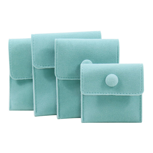 Light Blue Velvet Pouch， Price for 10Pieces