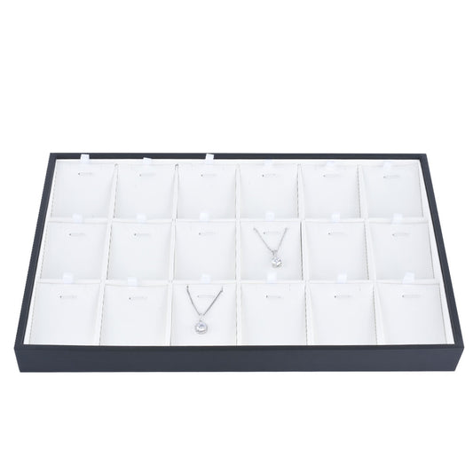 White PU Earring Pendant Tray