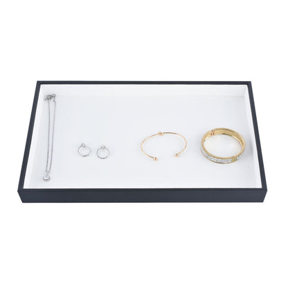 White PU Jewelry Empty Tray