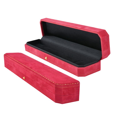 6PCS (V17-B1 R) Luxury Red Velvet Covered Bracelet Boxes Price