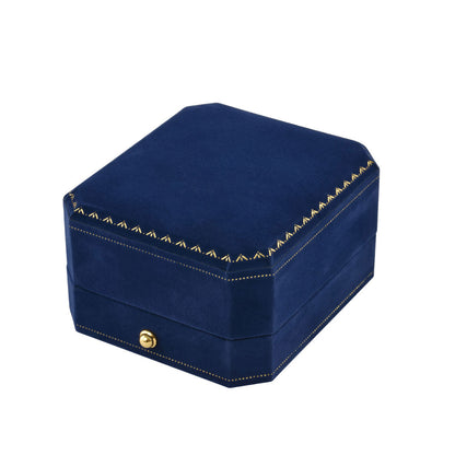 12PCS Luxury Blue Velvet Covered Pendant Earring Boxes