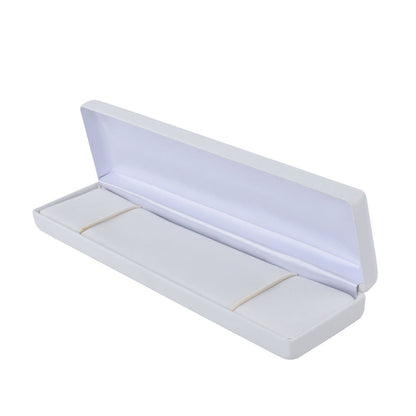 PU Leather White Metal Jewelry Boxes