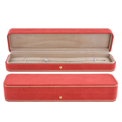 Orang High-end faux suede Bracelet Box