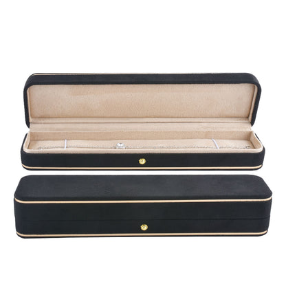 Black High-end faux suede Bracelet Box