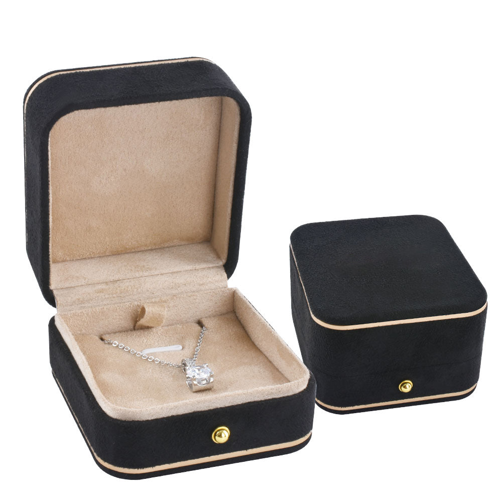 Black High-end faux Pendant Box