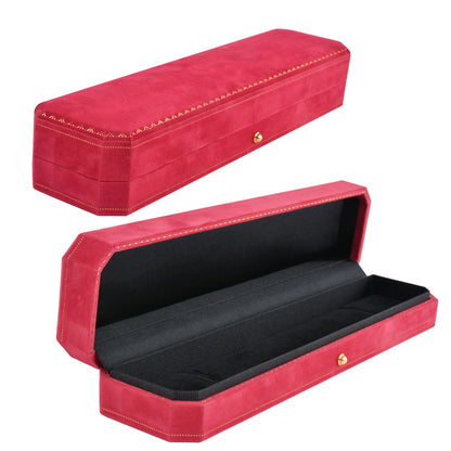 Luxury Red Velvet Covered Bracelet Boxes Price for 6PCS