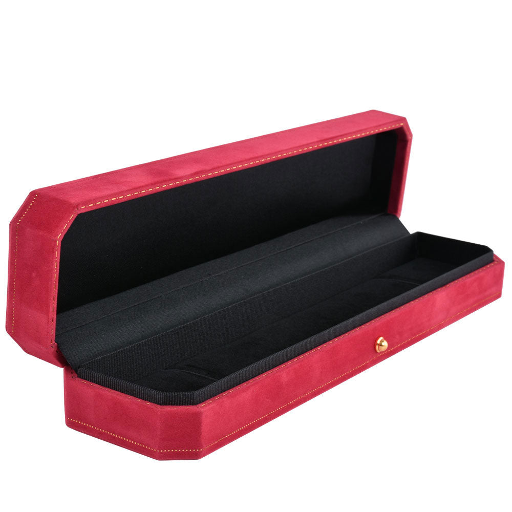 Luxury Red Velvet Covered Bracelet Boxes Price for 6PCS