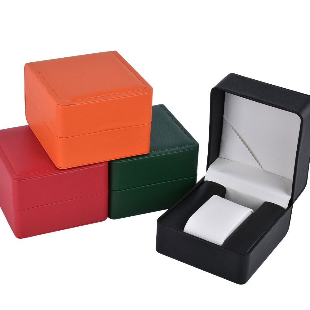 Orange PU Single Watch Boxes