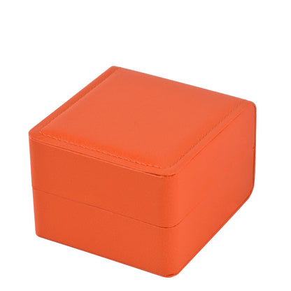 Orange PU Single Watch Boxes