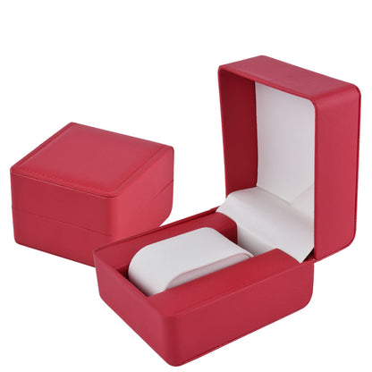 Red PU Watch Box