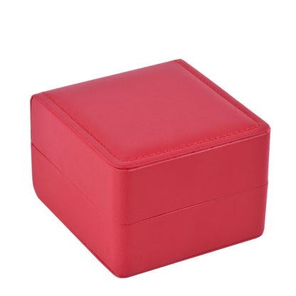 Red PU Watch Box