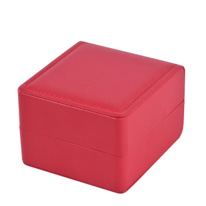 Red PU Watch Box