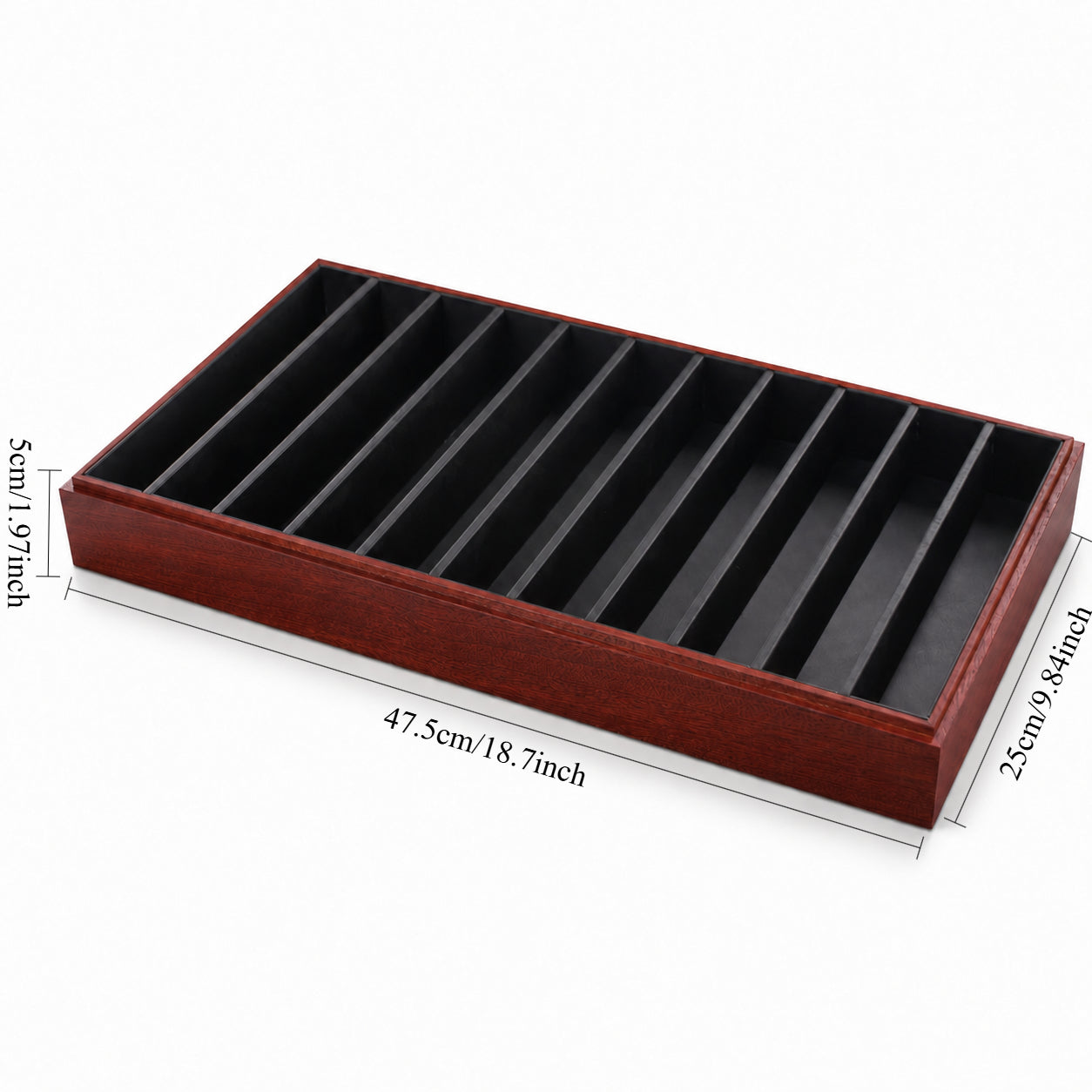 Black 11-Slot Wooden Bracelet Display Tray – Jeweller Buy