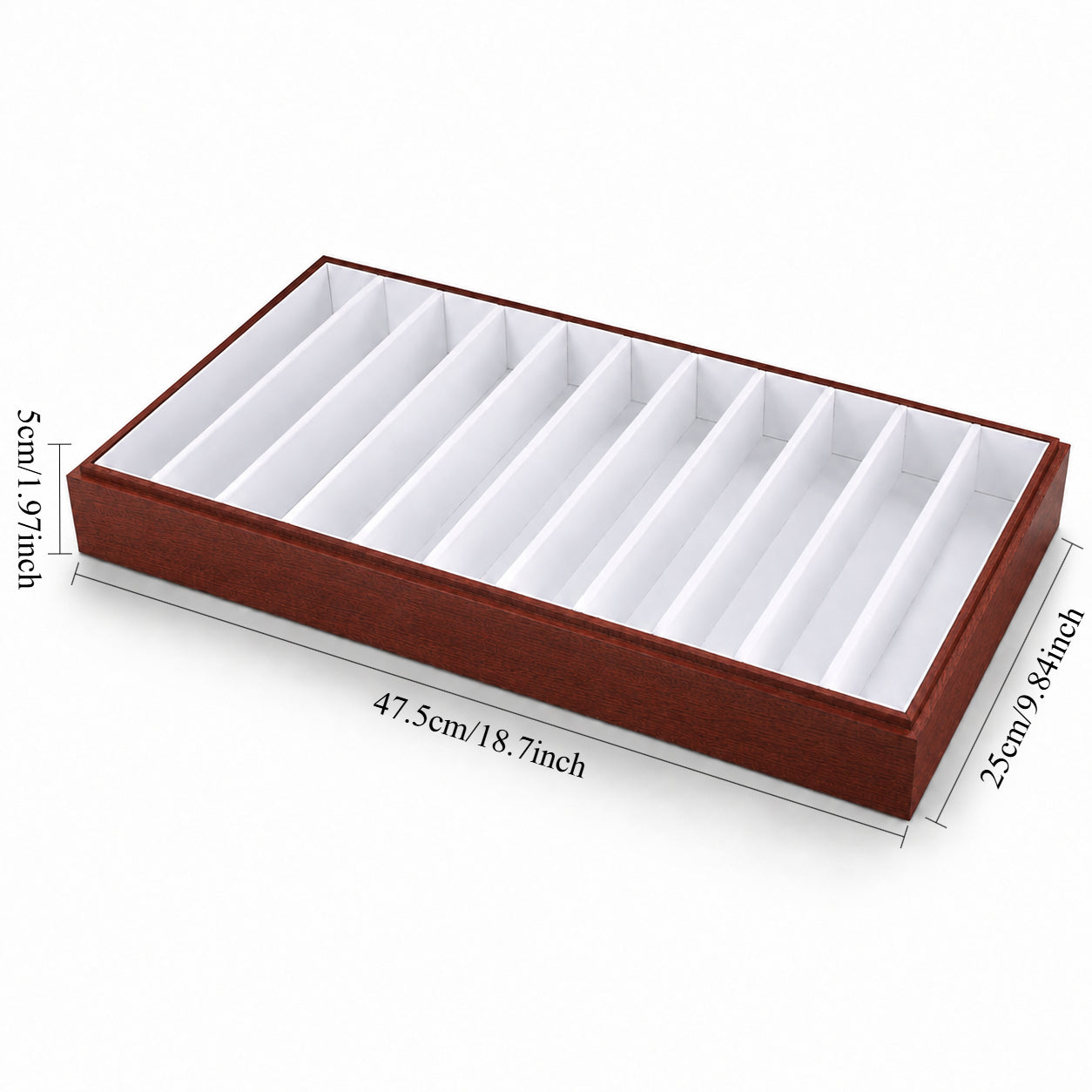 White 11-Slot Wooden Bracelet Organizer Tray – Jeweller Buy