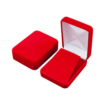 12 PCS Red Velvet Pendant Earring Boxes