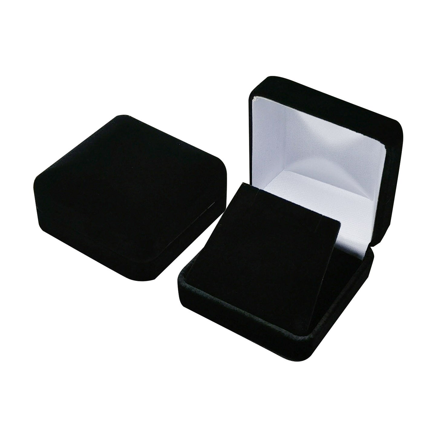 12PCS Black Velvet Earring Pendant Boxes