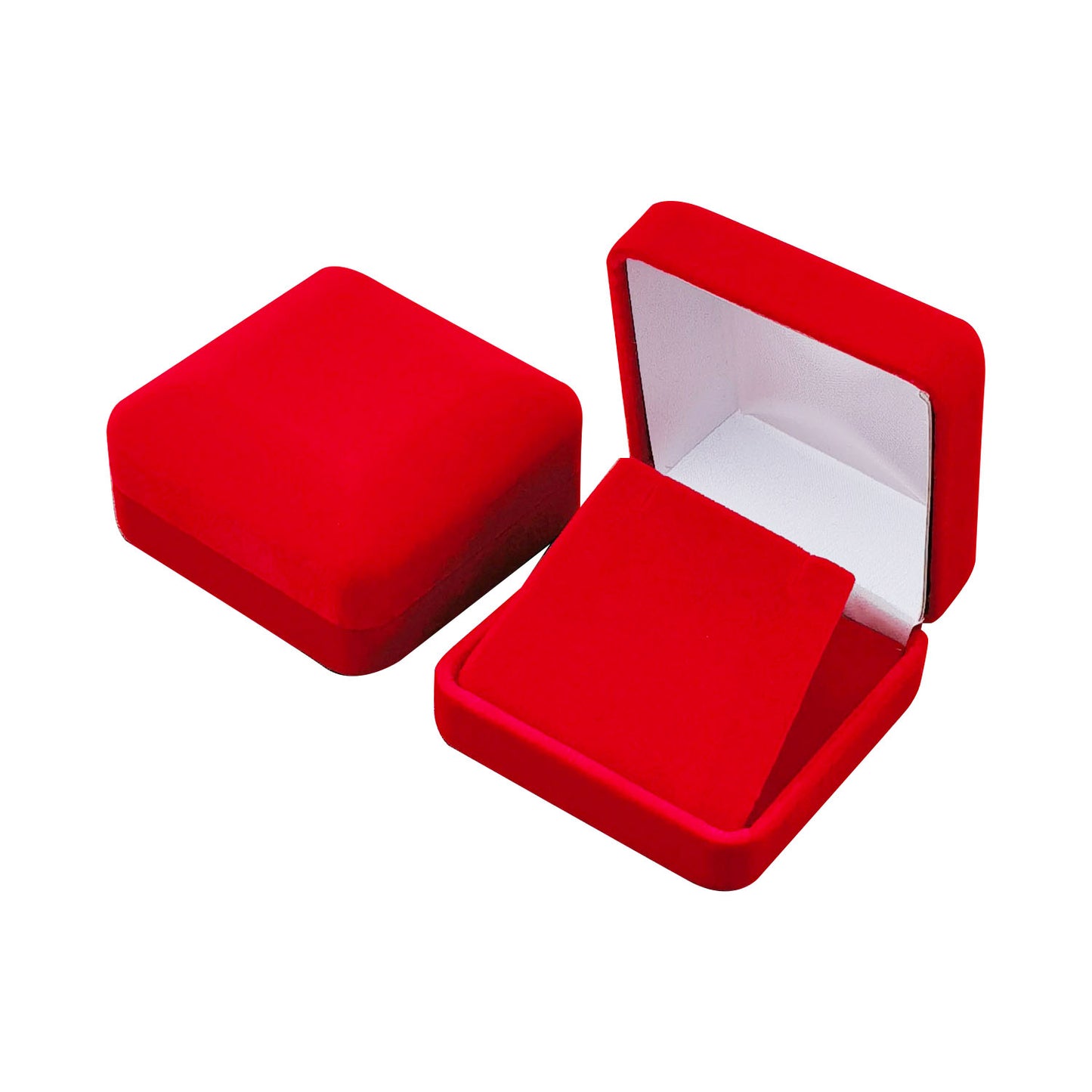 12 PCS Red Velvet Earring Pendant Boxes