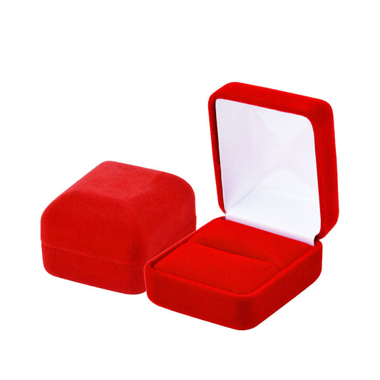 12 PCS Red Velvet Ring Boxes