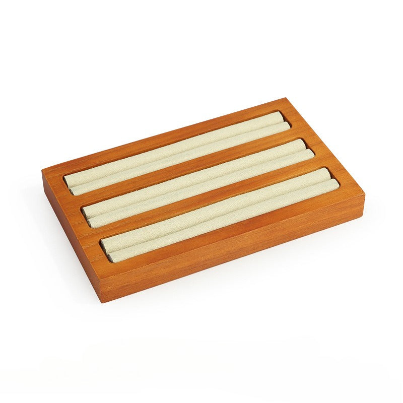Solid Wood Jewelry Display Stand for Rings & Bracelets