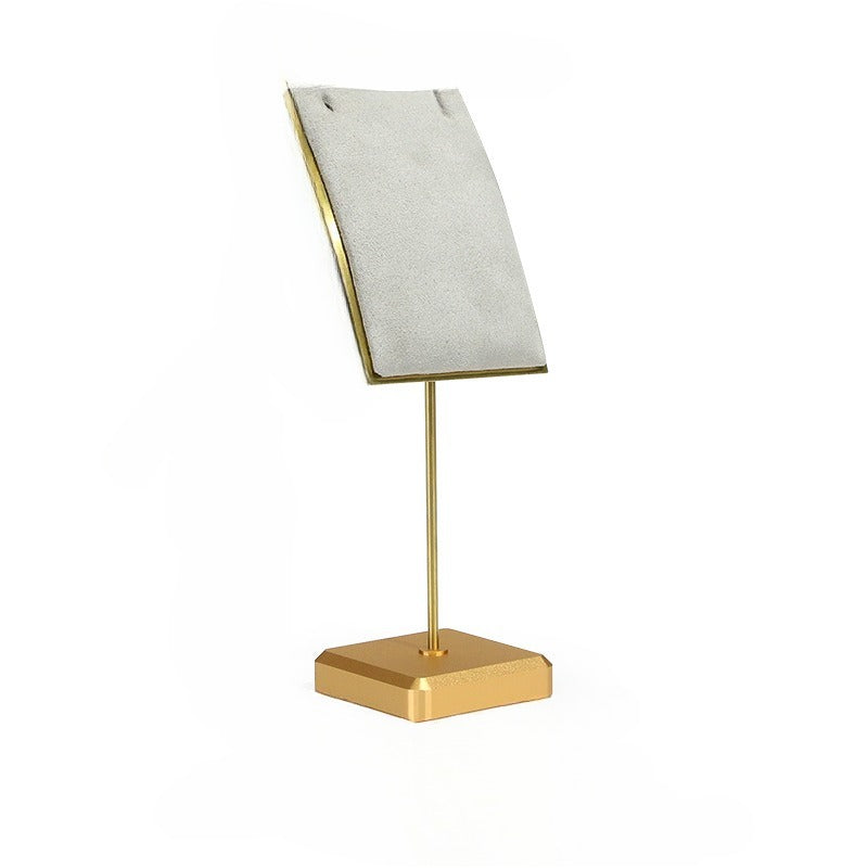 Vertical Metal Necklace & Pendant Display Stand Jewelry Organizer