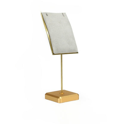 Vertical Metal Necklace & Pendant Display Stand Jewelry Organizer
