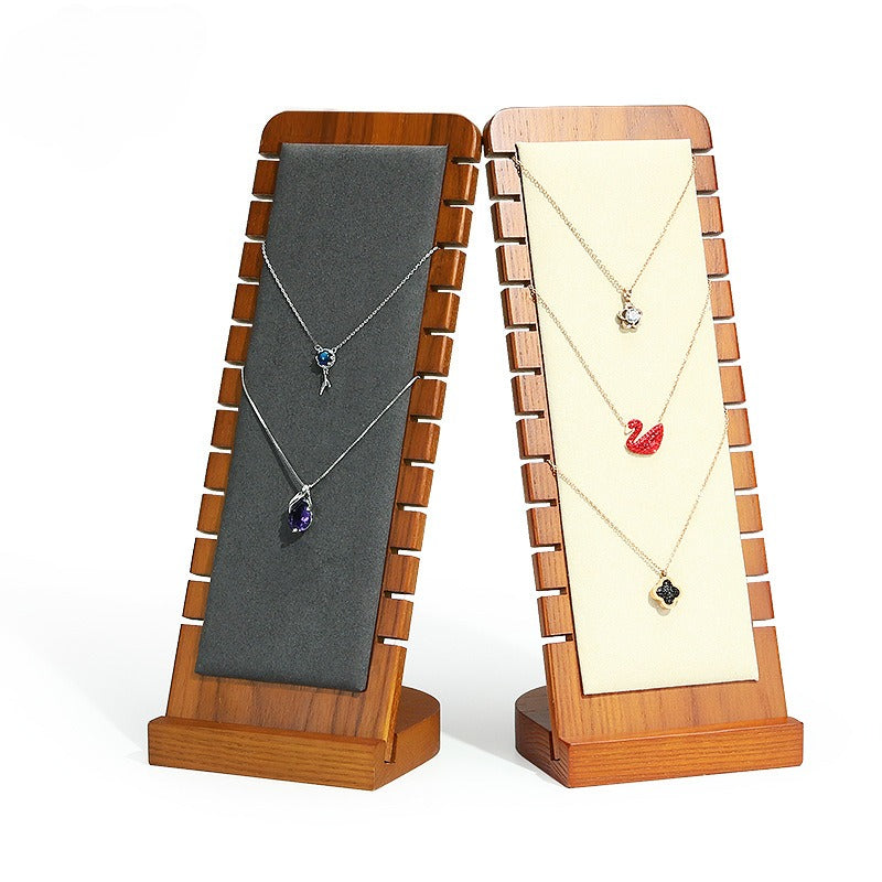 wood display front