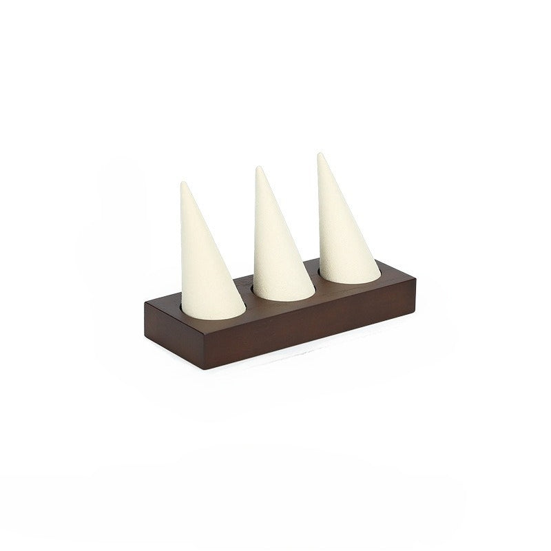 Wooden Ring Display Holder for Jewelry Store Retail & Boutique Showcase