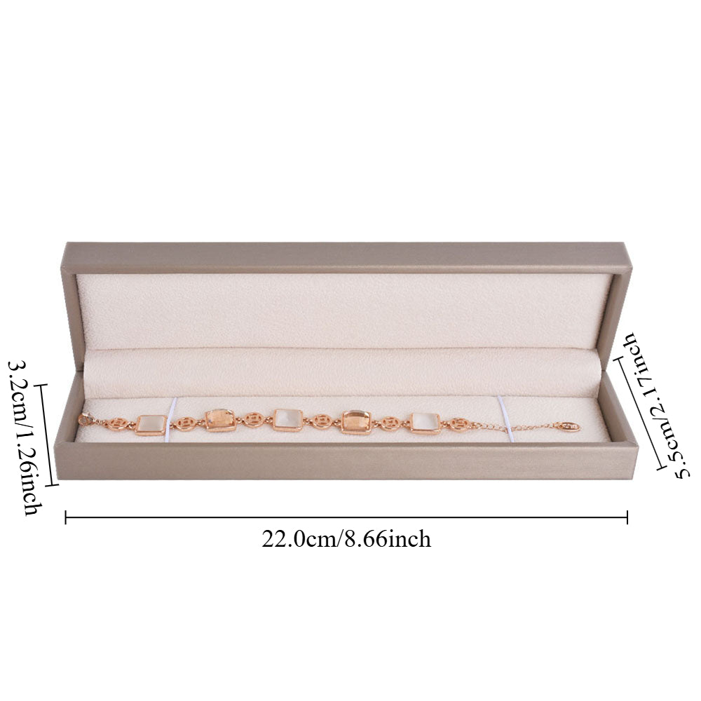 Classic PU Jewelry Boxes，Price For 1 Pack