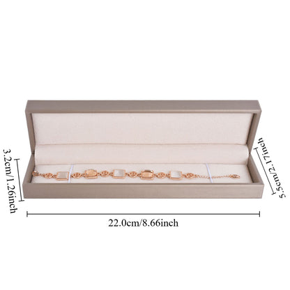 Classic PU Jewelry Boxes，Price For 1 Pack