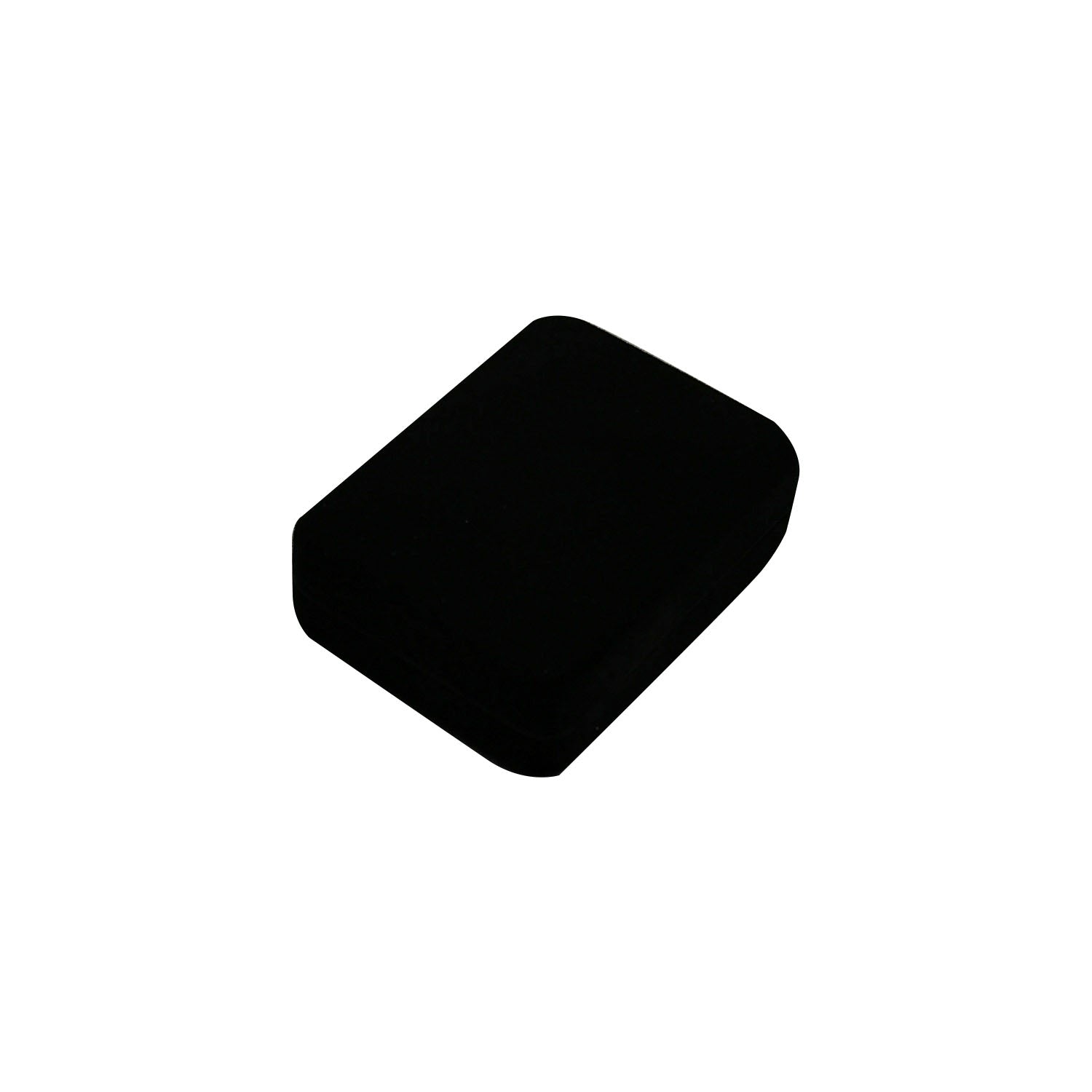 Black Rectangular Velvet Pendant Boxes, product view 4