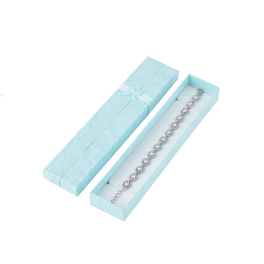 bracelet box - 12pcs Blue Bracelet Boxes B10-82-BA front view