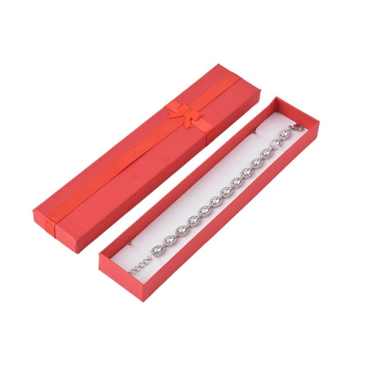 bracelet box - 12pcs Red Bracelet Boxes B10-82-R front view