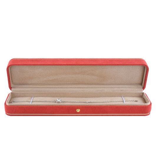 bracelet box - Suede Bracelet Box V15BR-O BK front view