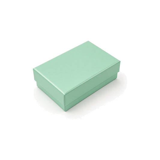 bracelet box - T Blue Glossy Slim Bracelet Cotton-Filled Jewelry Box 100-Piece Pack BX2821TG open view